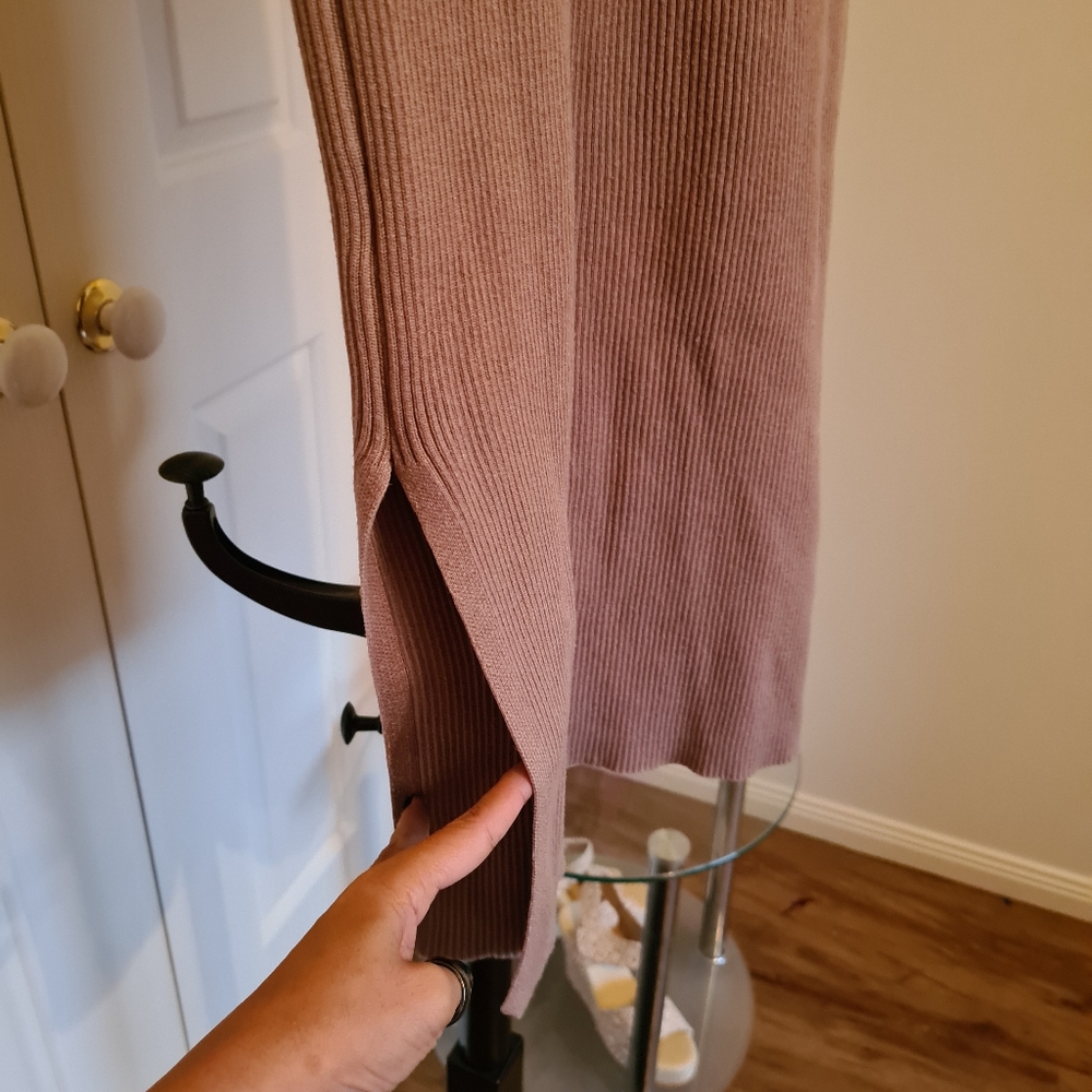 Perfect Stranger Size 10 Brownn Midi Skirt - Picture 2 of 7
